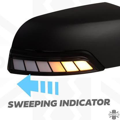 Wing Mirror LED Dynamic Indicator Kit for Ford Ranger T7 (2016-19) - Black