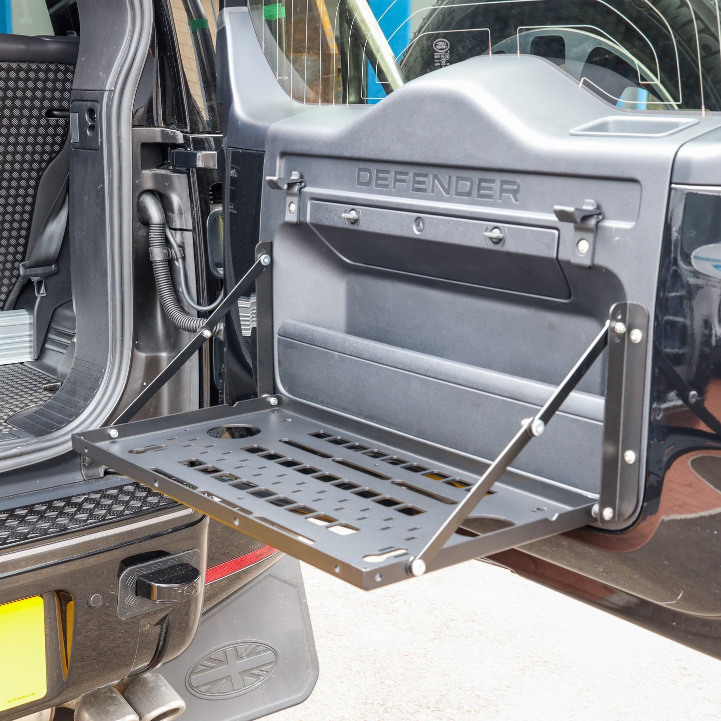 Tailgate Folding Picnic TABLE KIT for Land Rover Defender L663 - Mix Design