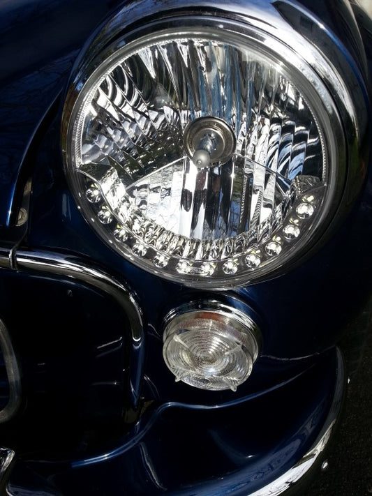 Morris Minor DRL Style LED Headlights - DRL Style - LHD