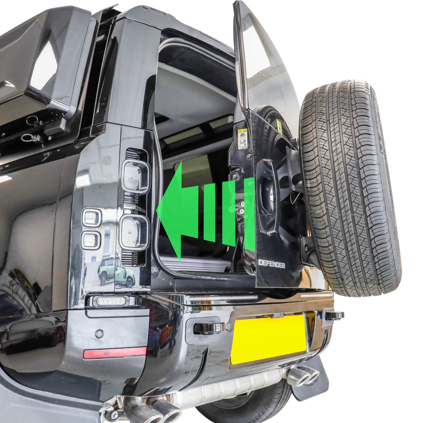 Rear Door Soft Close Retrofit Kit for Land Rover Defender L663 with Genuine Latch/Actuator