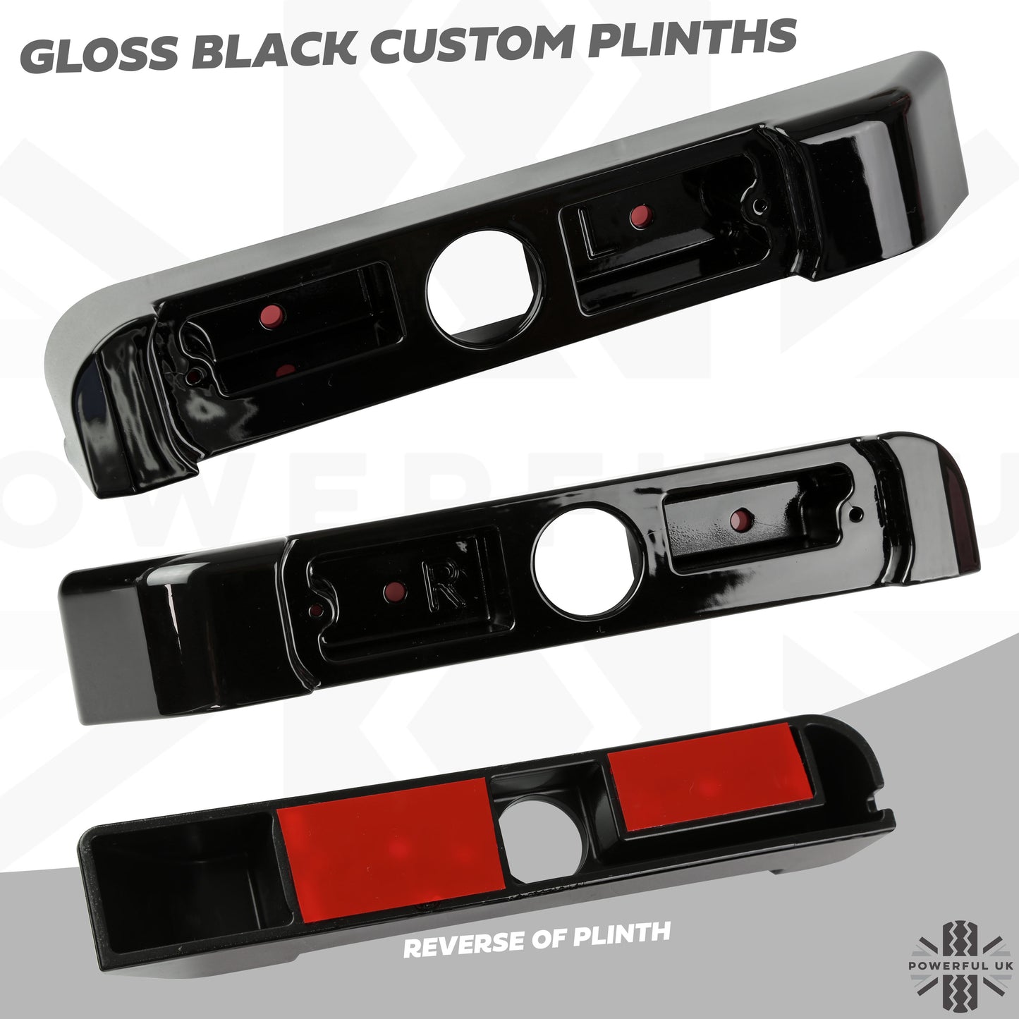 LED rear light upgrade kit for Land Rover Defender L663 - White + Red