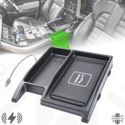 Wireless Charging Tray (Option 1) for Range Rover L405 2013-17 (for vehicles WITH fridge)
