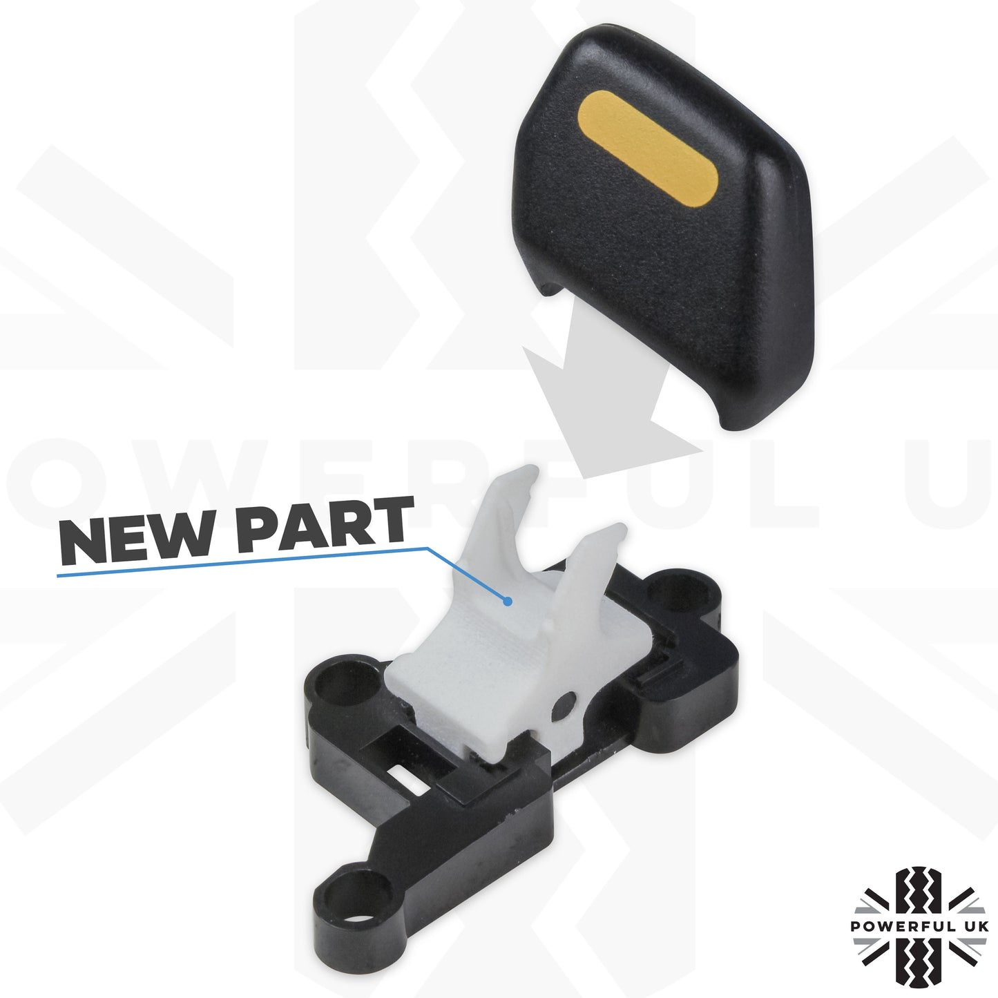 Gear Mode Switch - Repair & Refurb Kit - Black - for Range Rover L322 2002-06