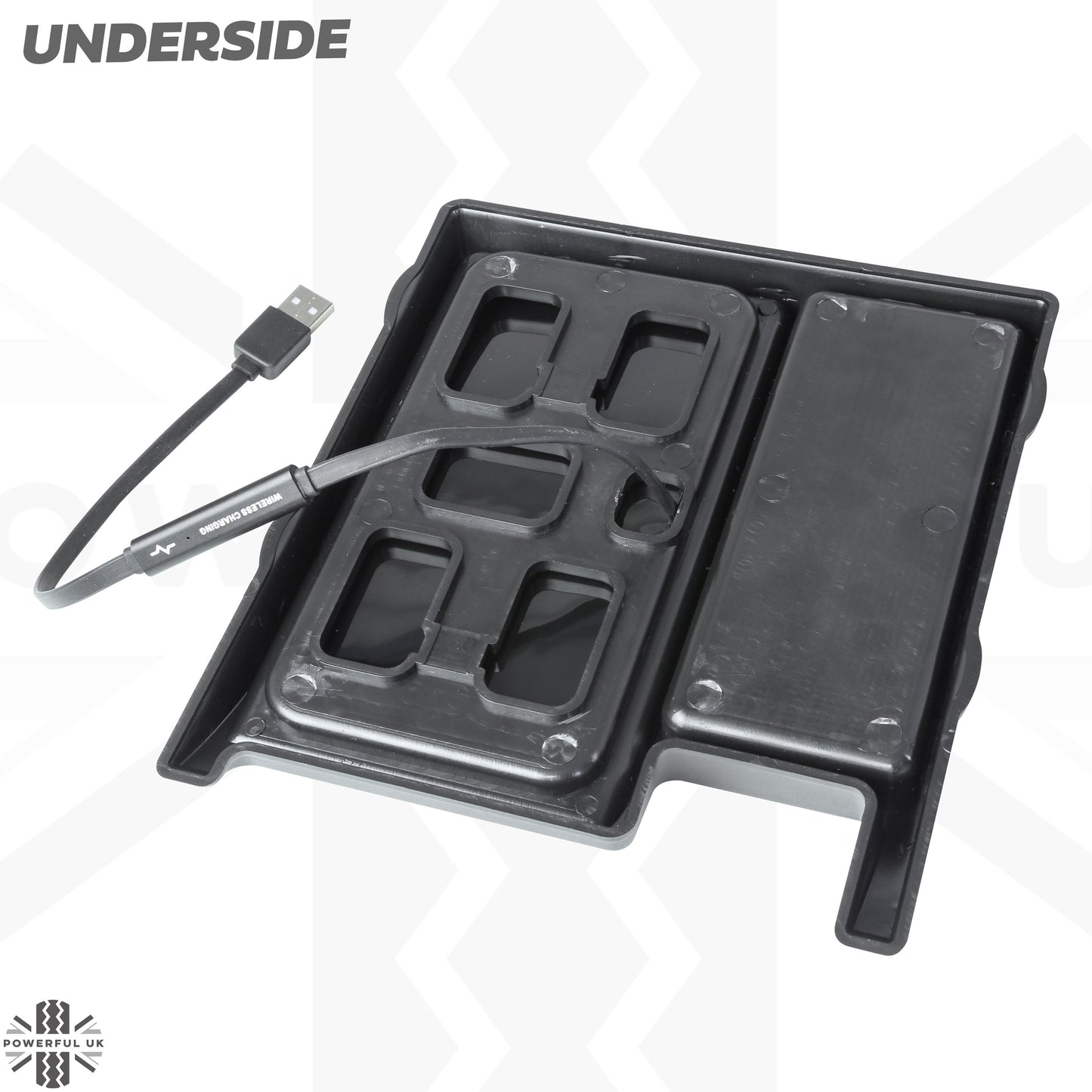 Wireless Charging Tray for Range Rover Sport L494 2014-17 (for vehicles WITH fridge)