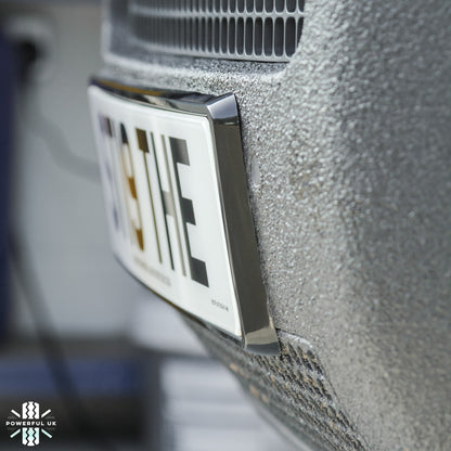 Front Number Plate Plinth for Land Rover Defender L663 - Black