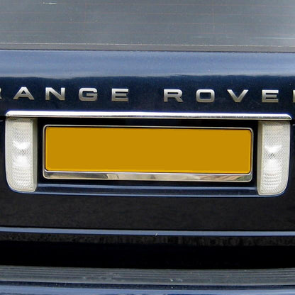 Rear Number Plate Surround - Polished Stainless - for Range Rover L322