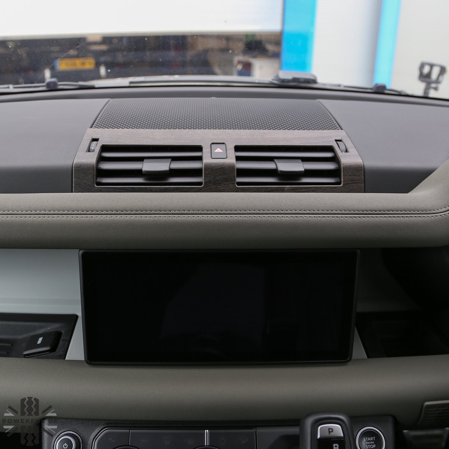 Centre Air Vent Cover Trim - Oak Wood - for Land Rover Defender L663