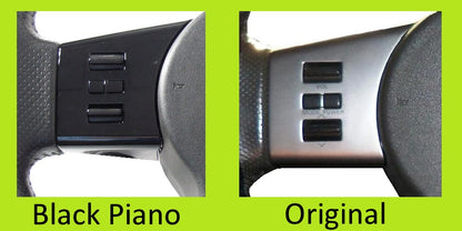Steering Wheel Switch Left ( 4 switches ) - Black Piano - for Nissan Navara D40
