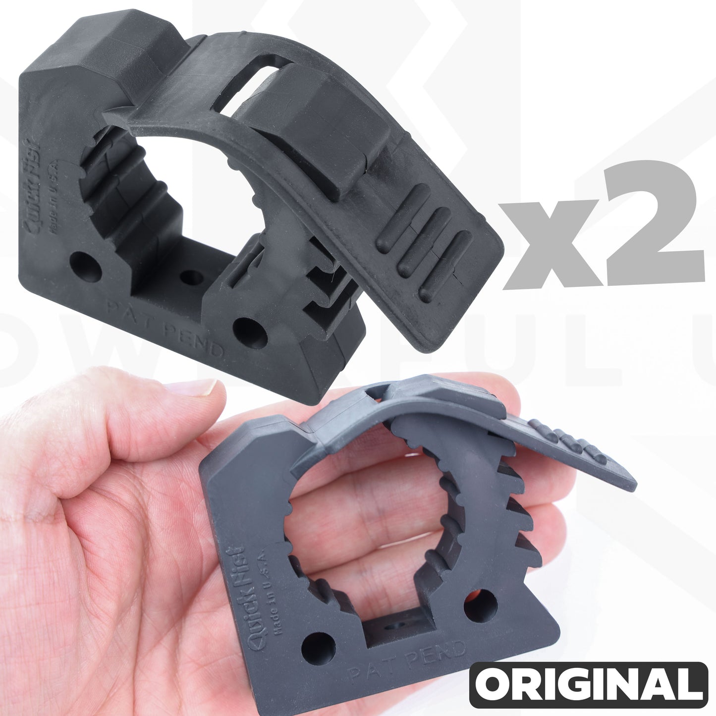 2x QuickFist Original Clamps