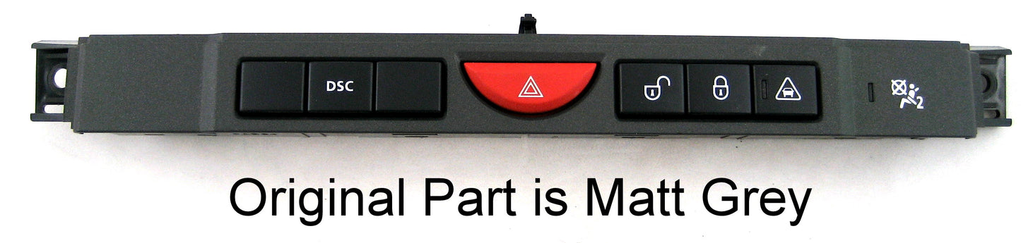 Hazard Switch Panel (3+3 Type) - Black Carbon for Range Rover Sport