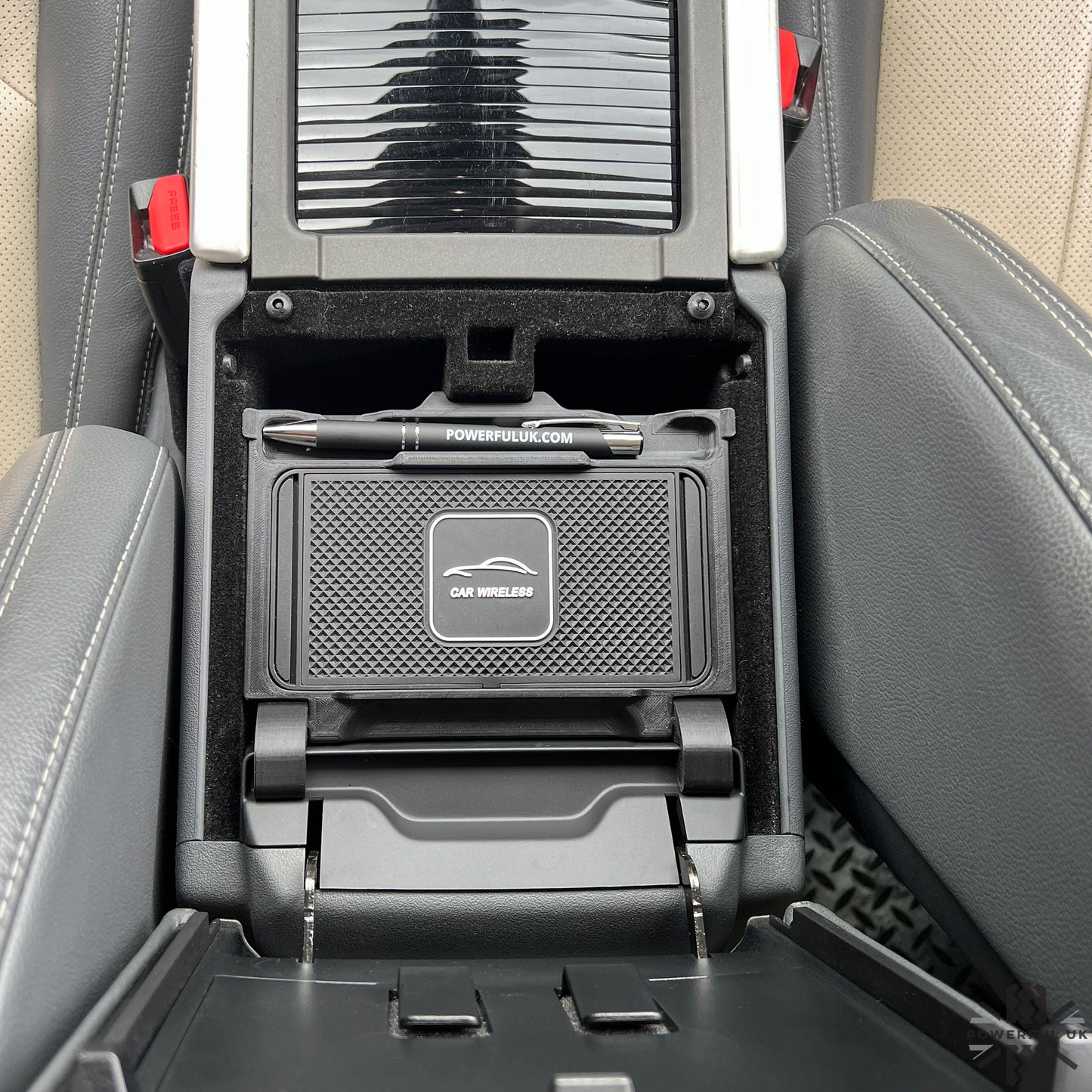 Wireless Charging Tray for Range Rover Evoque 1 - for Late Type Cubby Box