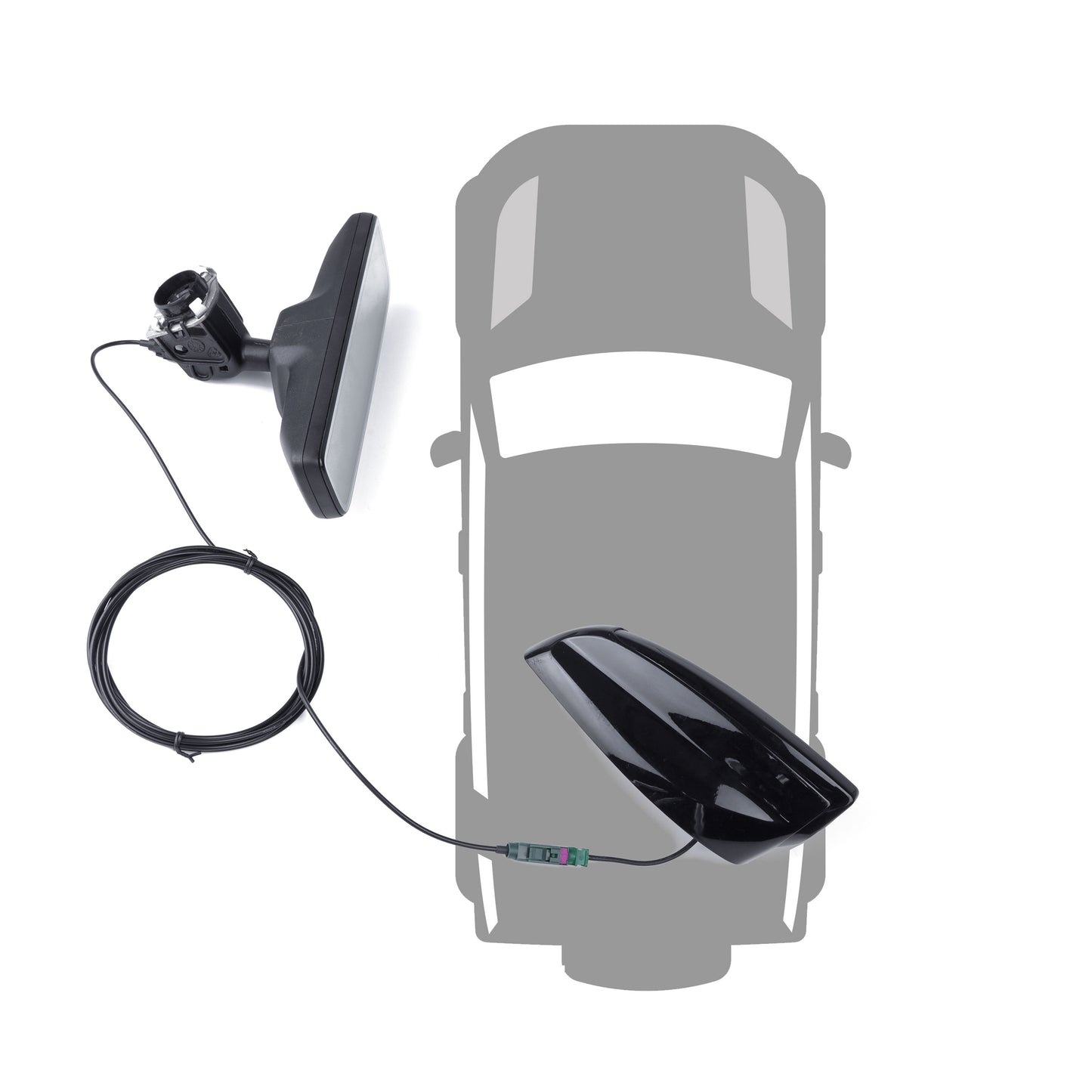 Wiring Loom for ClearSight Rear-view Mirror System for Land Rover Defender 90