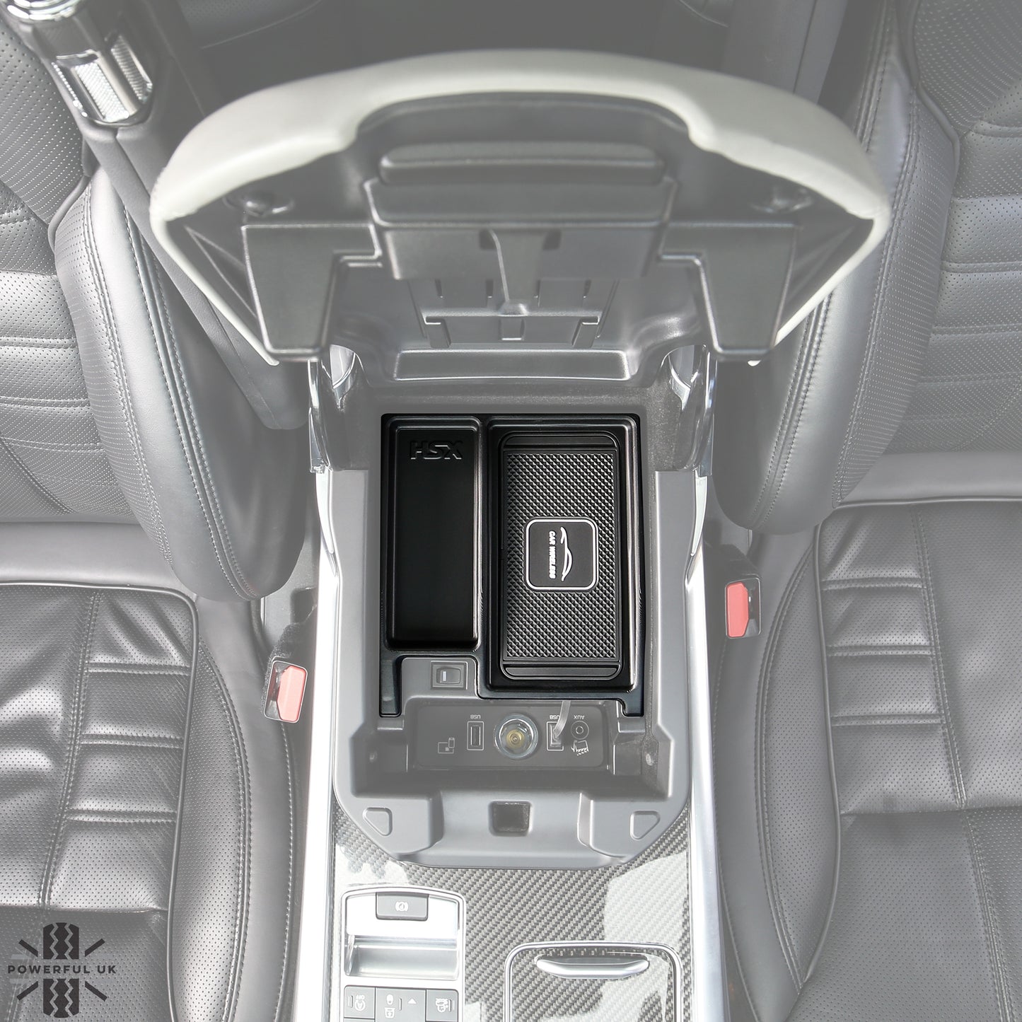 Wireless Charging Tray for Range Rover Sport L494 2014-17 (for vehicles WITH fridge)