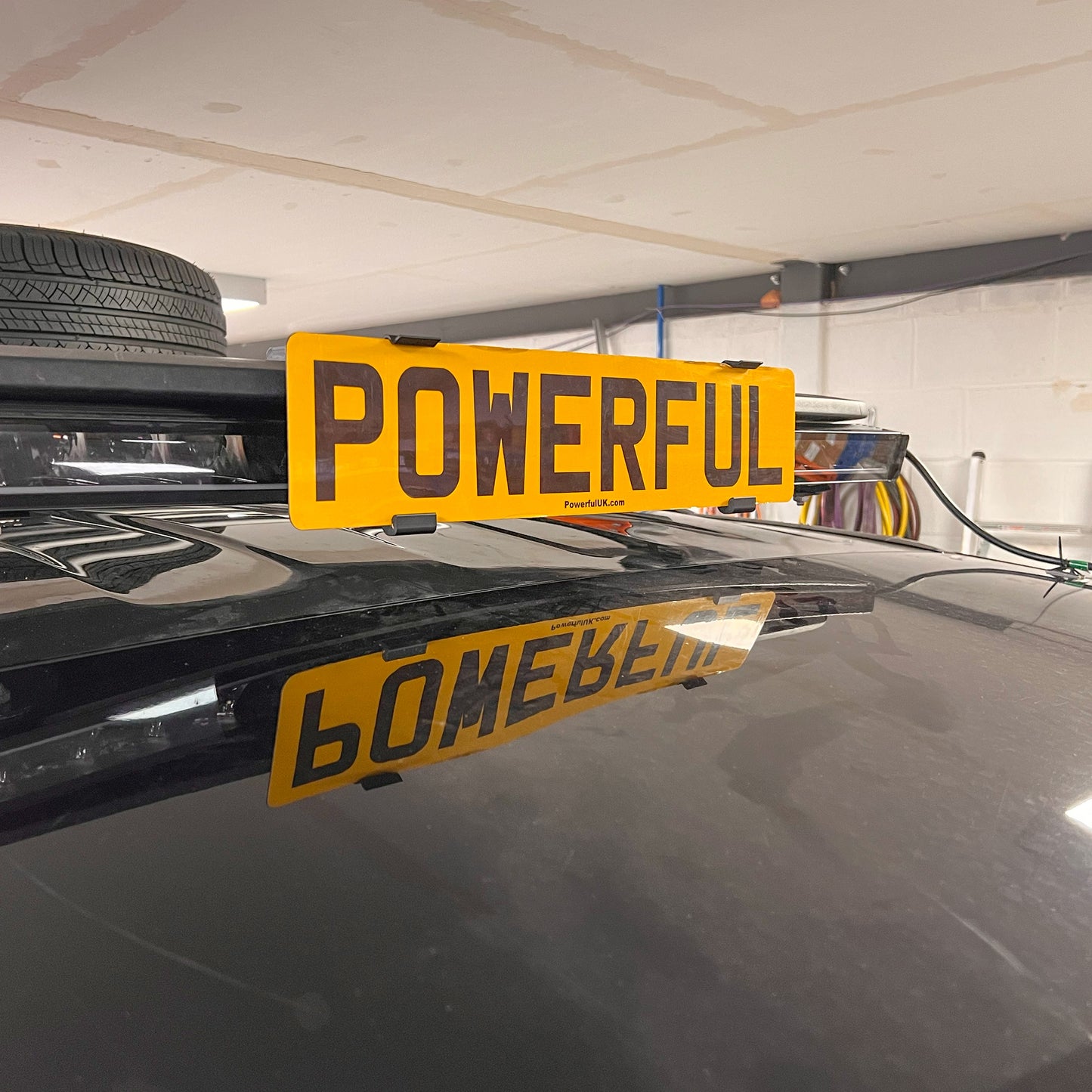 Number Plate Mount for Expedition Roof Rack for Land Rover Defender L663 - Type C - Low/Clip-on Type