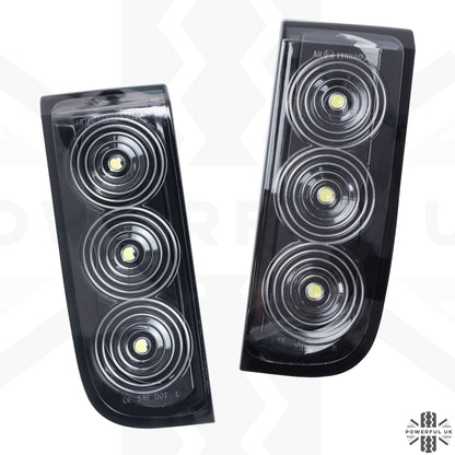 LED Reverse Light Assemblies (Pair) for Range Rover L322 - Clear Lens