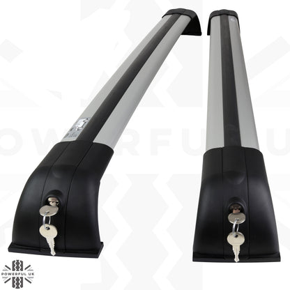 Roof Rack - Locking Cross Bar Kit Genuine - Silver - for Land Rover Discovery 3/ 4