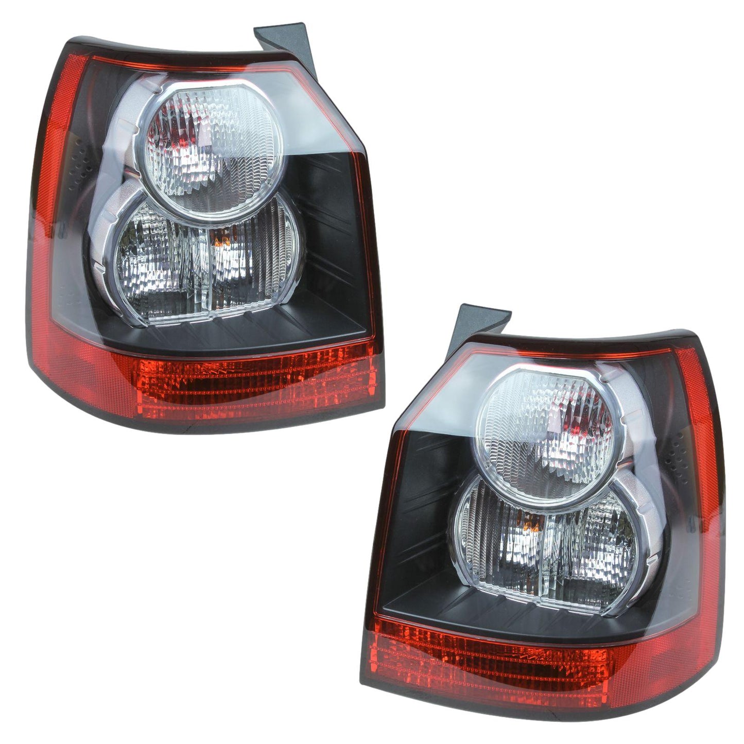 Rear Light Assembly for Freelander 2 (2010-12) Clear Brake Lens - Pair