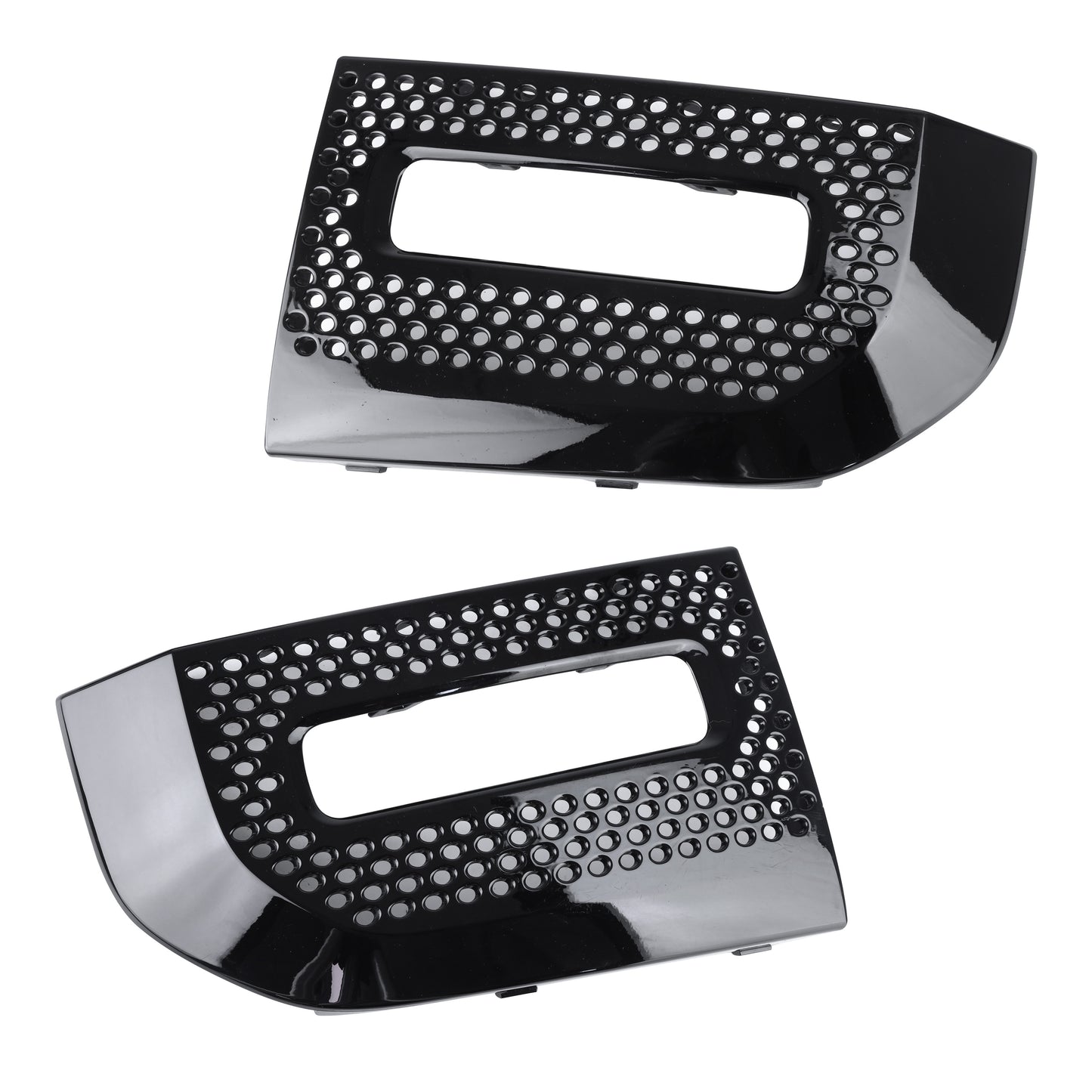 Genuine Fog Lamp Surrounds for Land Rover Defender L663 - Gloss Black - PAIR (TAKE OFFS)
