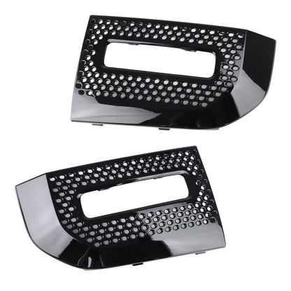 Genuine Fog Lamp Surrounds for Land Rover Defender L663 - Gloss Black - PAIR (TAKE OFFS)