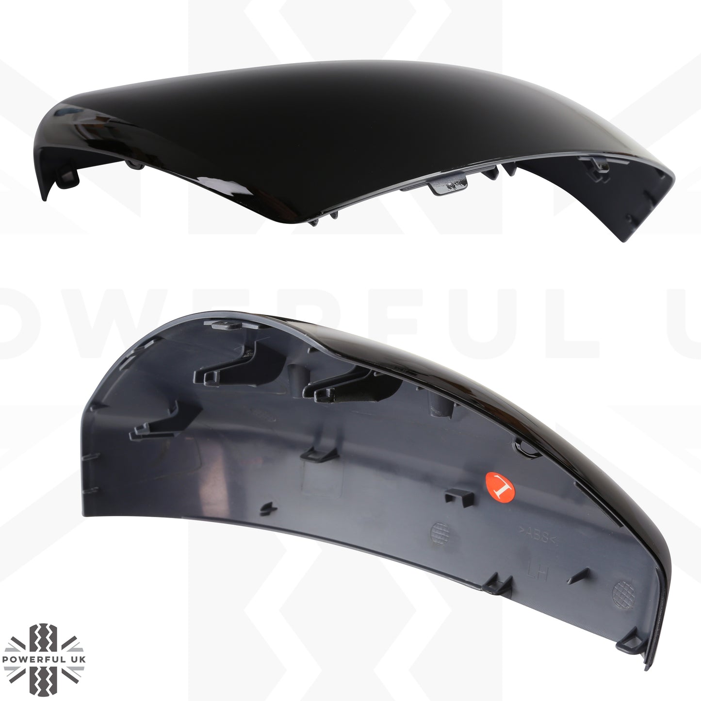 Replacement Mirror Caps for Jaguar E-Pace - Gloss Black