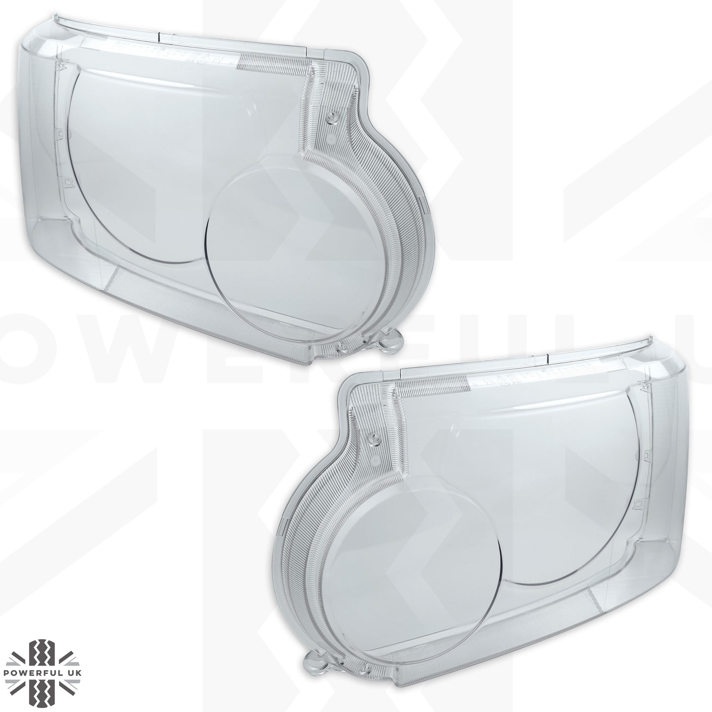 Replacement Headlight Lens for Range Rover L322 (2006-09) - PAIR