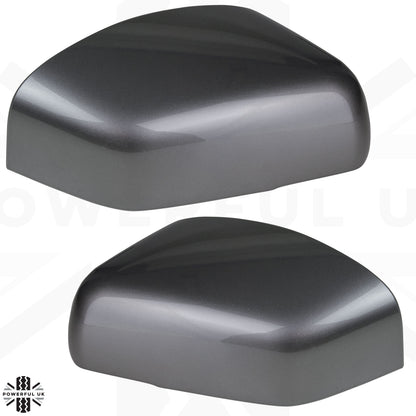Top Half Mirror Covers for Land Rover Freelander 2 (07-09 Mirrors) - Stornoway Grey