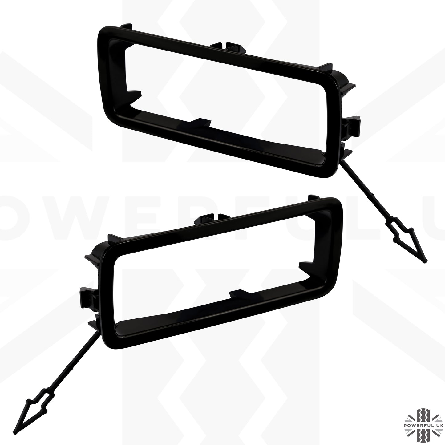 Tow Loop Finisher Inserts - GENUINE - Pair for Land Rover Defender L663