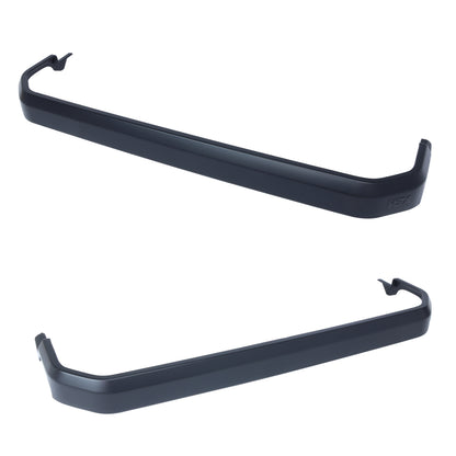 2x Side Step Covers (Smooth Finish) for Land Rover Defender L663 (90) - Matt Black