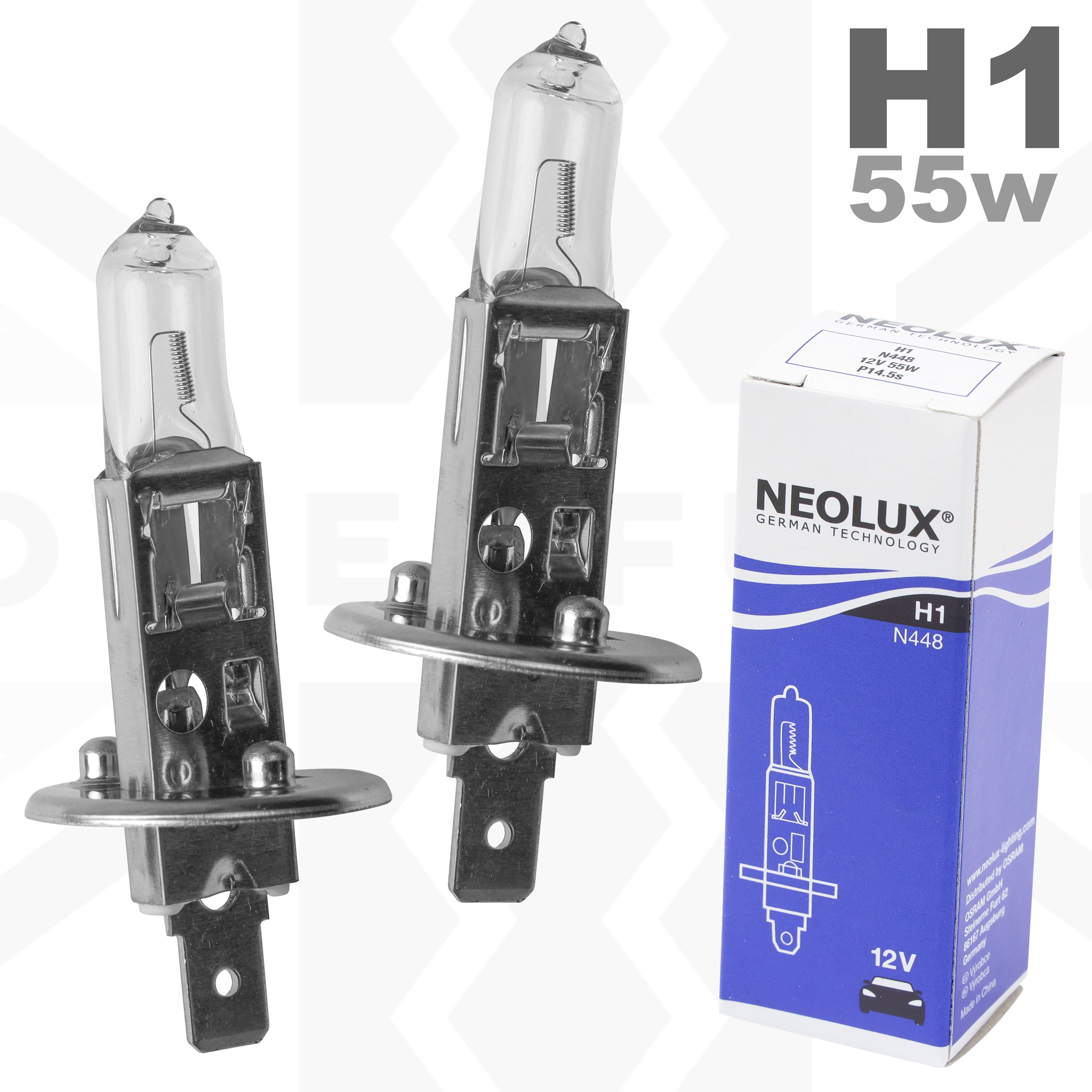 XILUX / XILUX Ⅰ pair-neolux-h1-55w-12v-bulbs.
