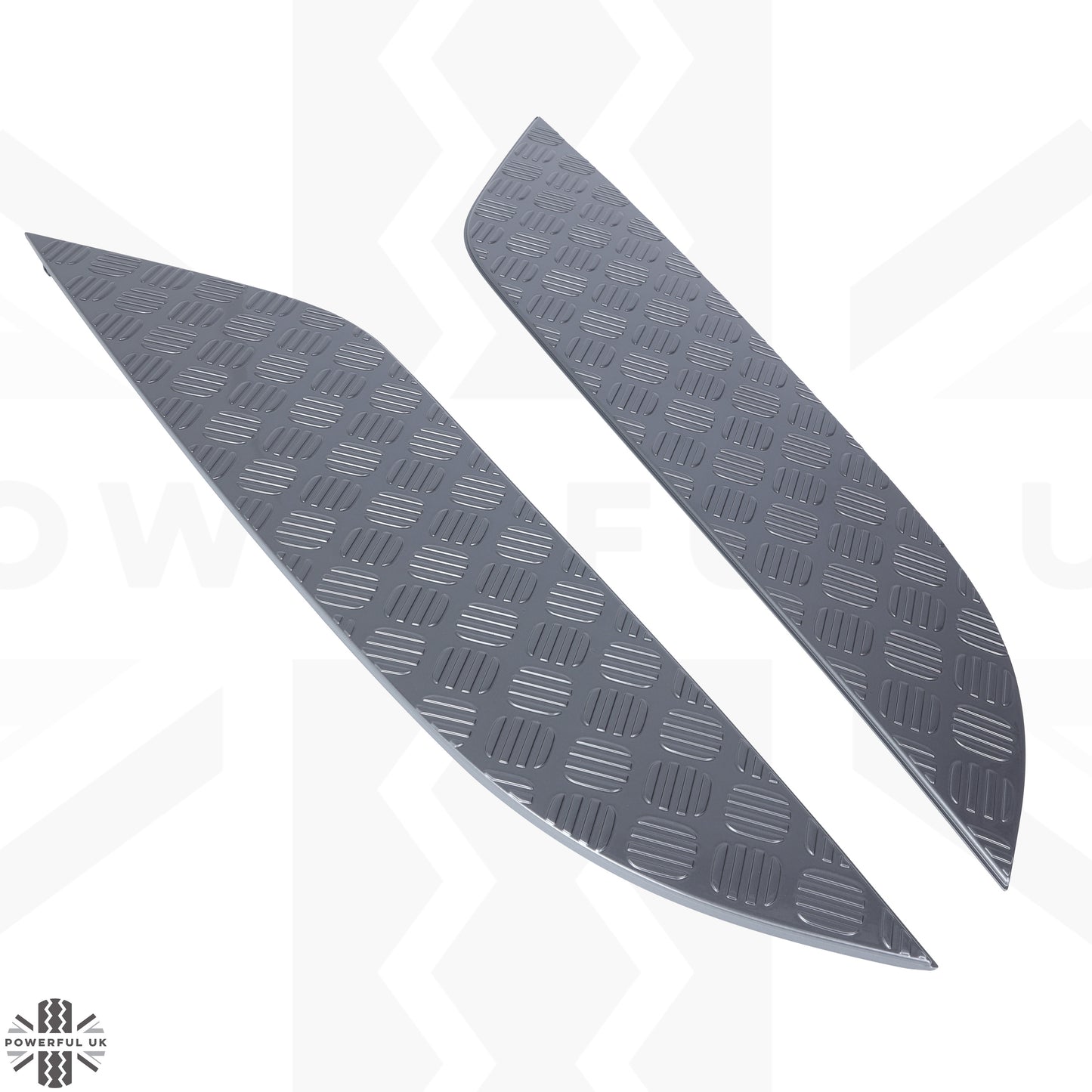 Chequer Bonnet Trims (Genuine Take-Offs) for Land Rover Defender L663 - Eiger Grey