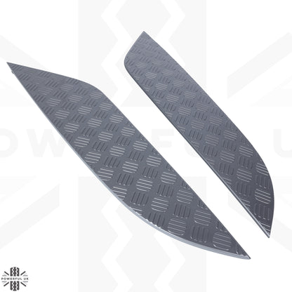 Chequer Bonnet Trims (Genuine Take-Offs) for Land Rover Defender L663 - Eiger Grey