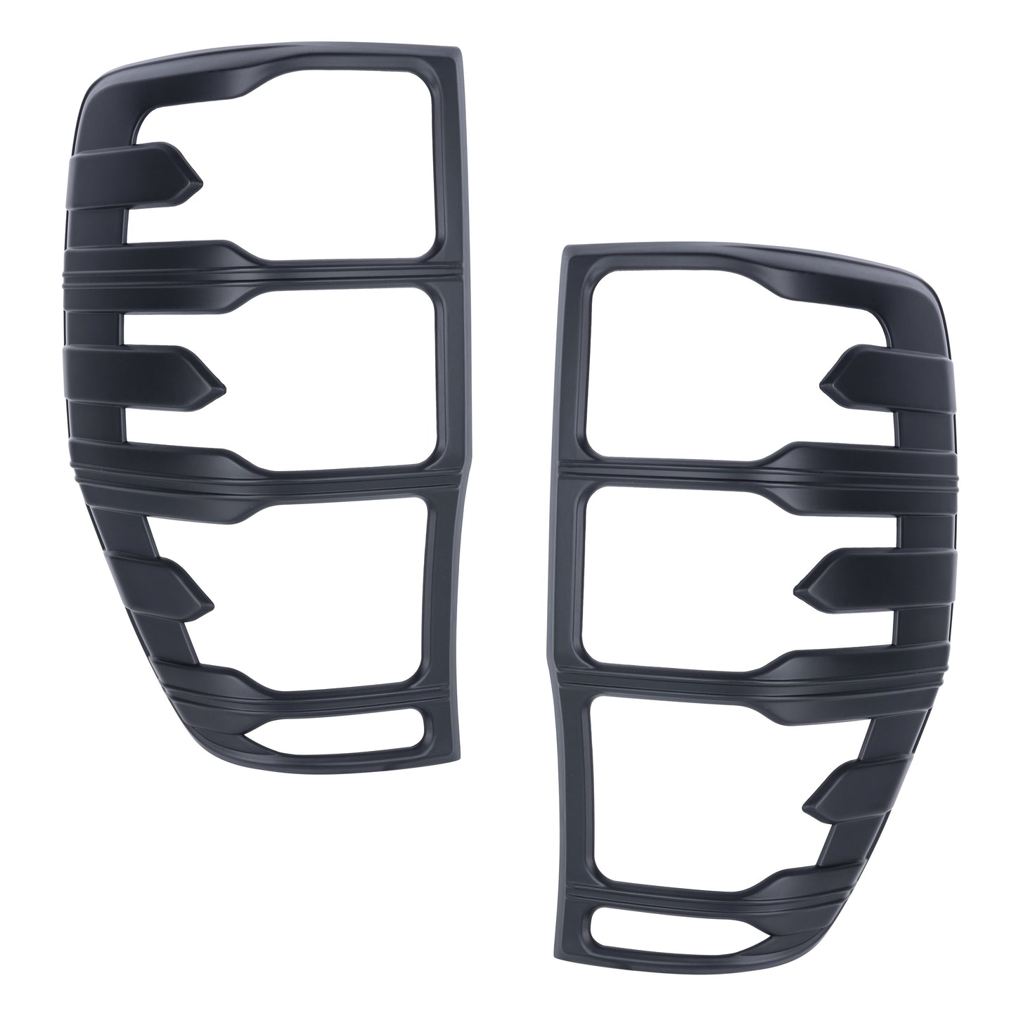 Rear Light Covers - Black - for Ford Ranger 2012-22