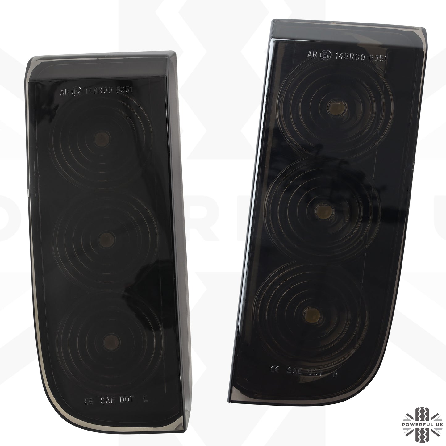 LED Reverse Light Assemblies (Pair) for Range Rover L322 - Smoked Lens