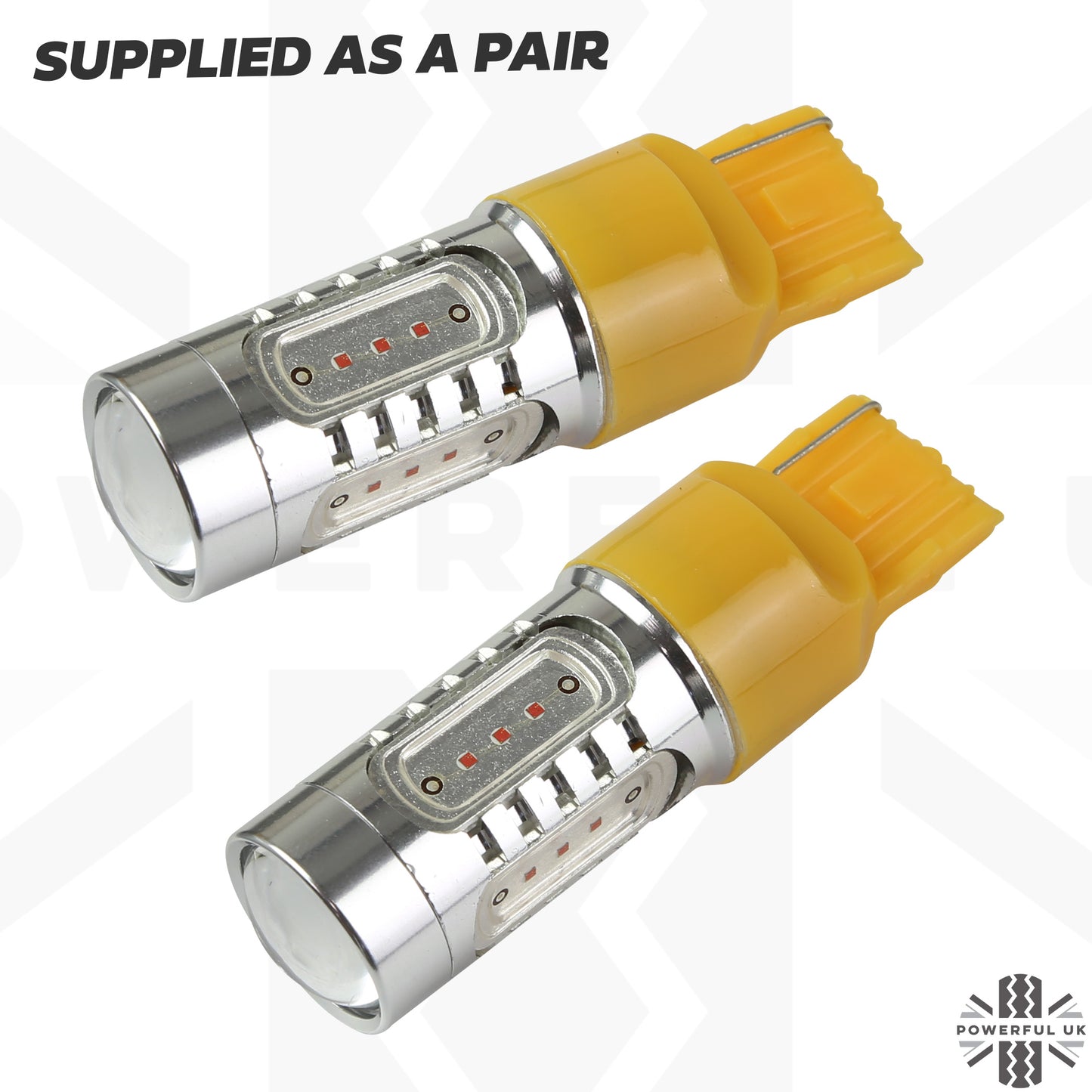 Amber LED Bulb (T20) - Single Function Indicator - PAIR
