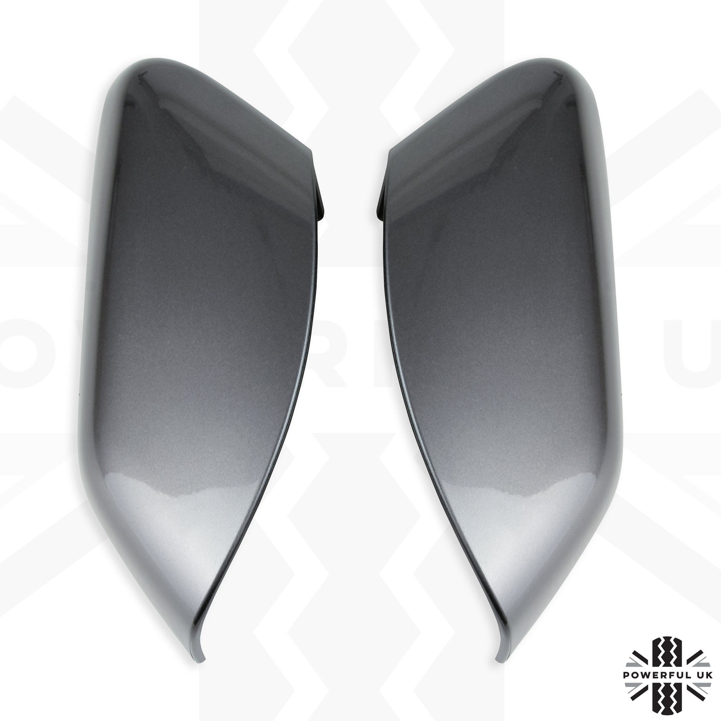 Top Half Mirror Covers for Land Rover Freelander 2 (07-09 Mirrors) - Stornoway Grey