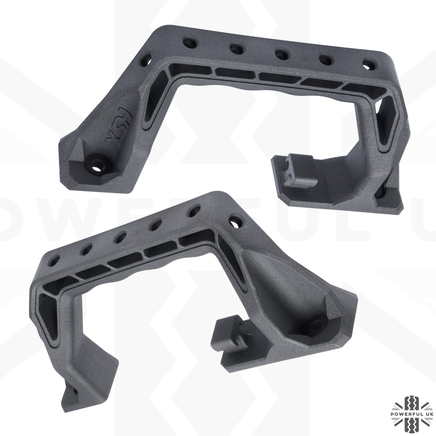 2x Roof Grab Handles for Land Rover Defender L663 - for REAR handles - Upward Angled