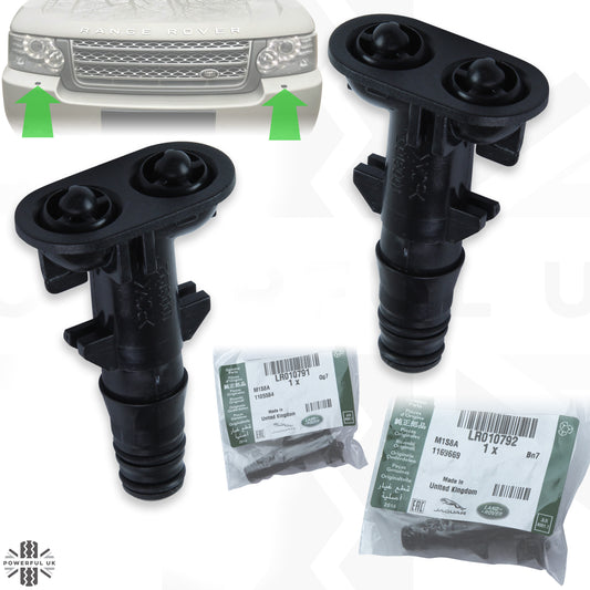 Genuine Headlight/Bumper Washer Jet PAIR for Range Rover L32210-13