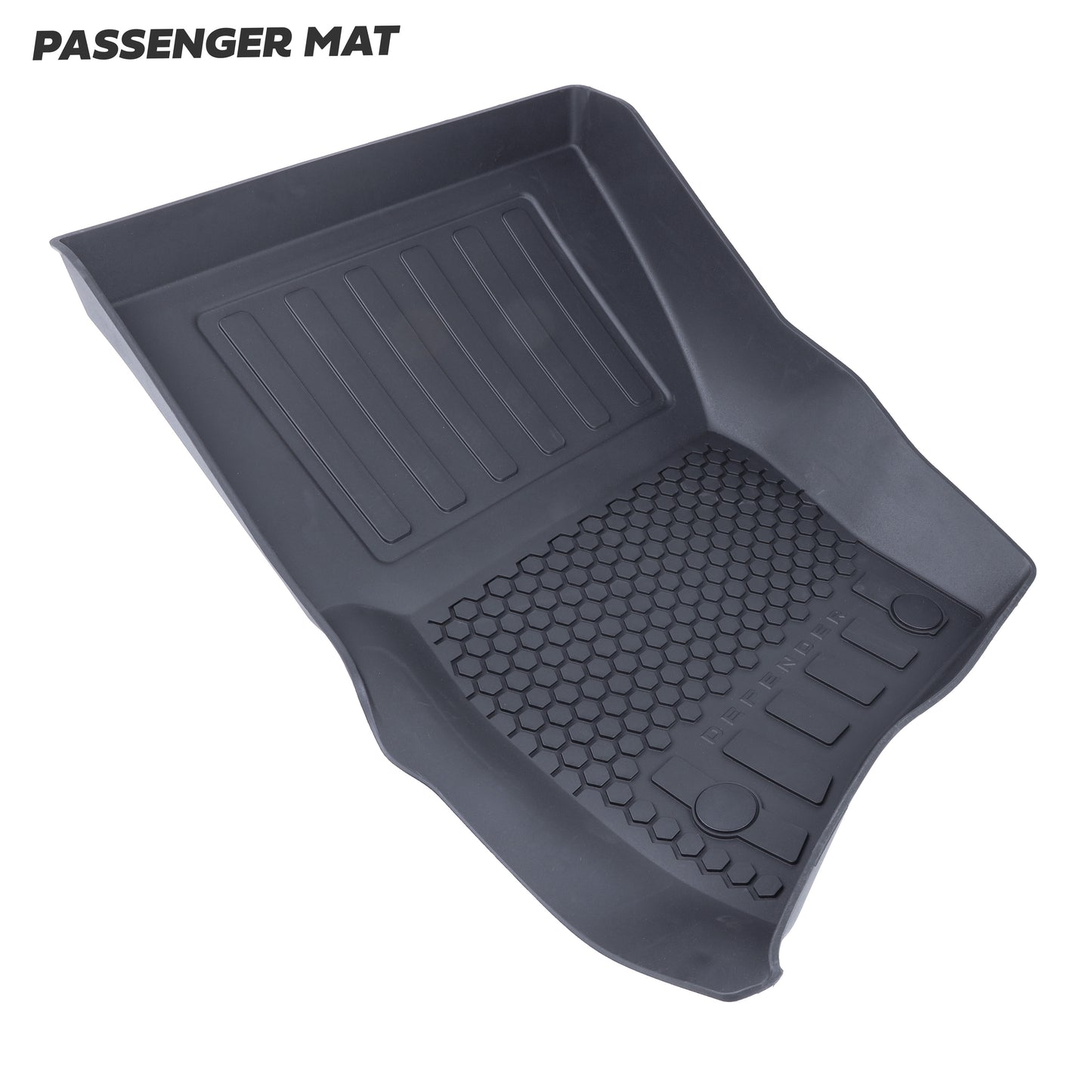 Rubber Floor Mat Set - Genuine - for Land Rover Defender L663(110 models) - RHD - 5 seat