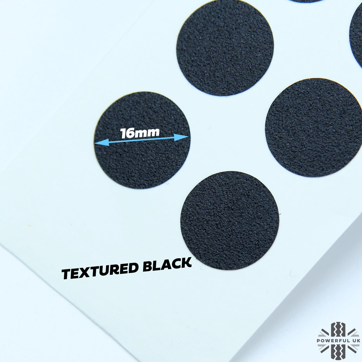 16mm Parking Sensor Cover Stickers x8 for Jaguar