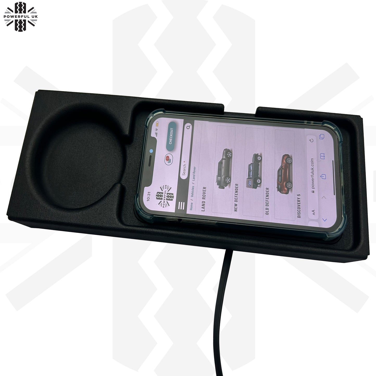Centre Console Wireless Phone Charging Kit for Land Rover Defender L663 - USB-A