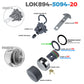 Lock Kit for 5094 20" Spare Wheel on Land Rover Defender L663