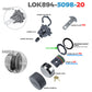 Lock Kit for 5098 20" Spare Wheel on Land Rover Defender L663