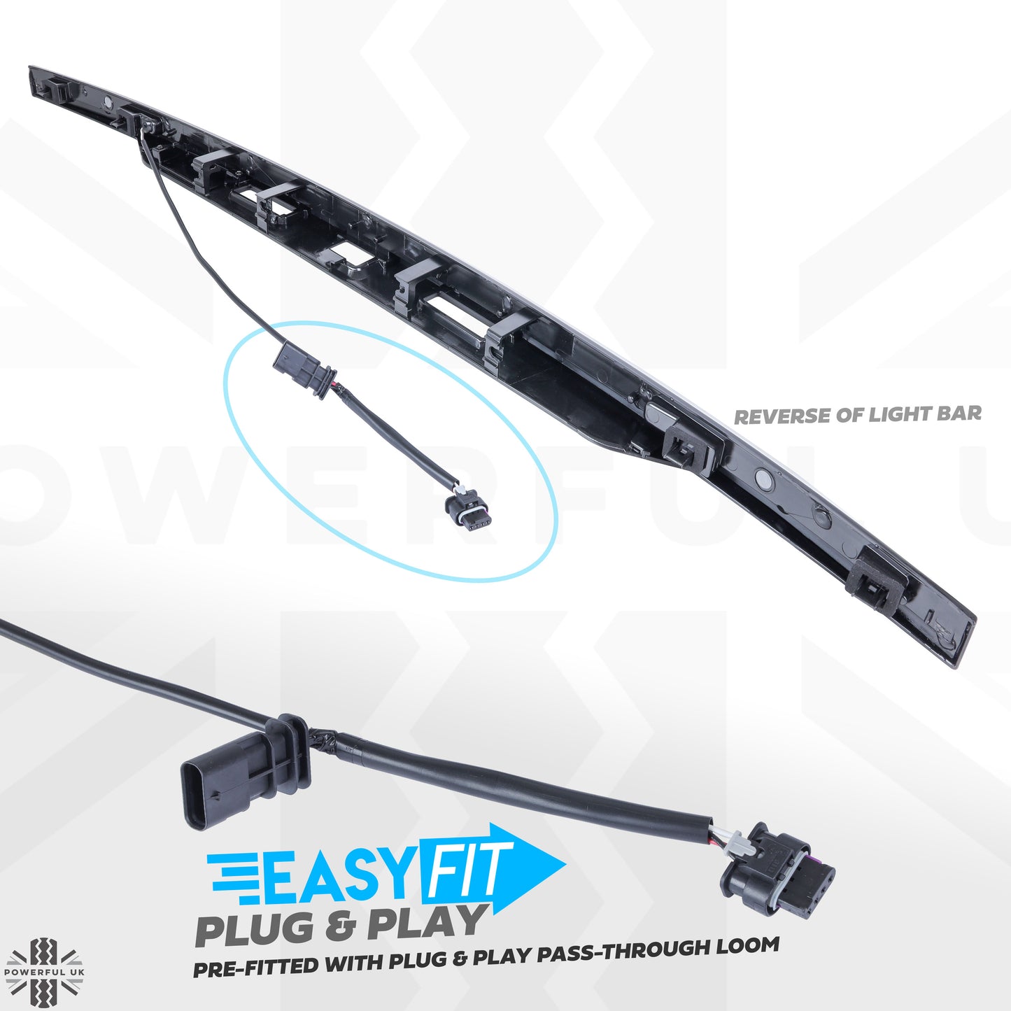 Rear Tailgate LED Lightbar for Range Rover Evoque (2011-18) - SMOKED Lens