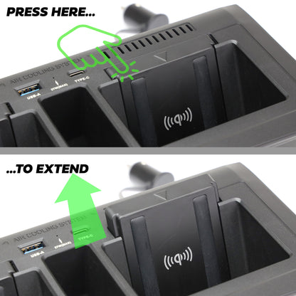 Twin Dock Wireless Charger for Land Rover Defender L663