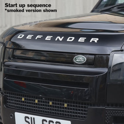 LED Front Grille for Land Rover Defender L663 - Clear LED Strip