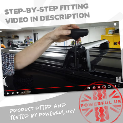 Roof Cross Bar Kit for Land Rover Defender L663 (90 model)