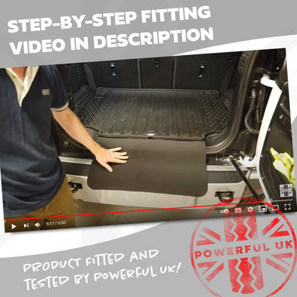 Rubber Boot Mat (genuine) for Land Rover Defender L663 (110 models)