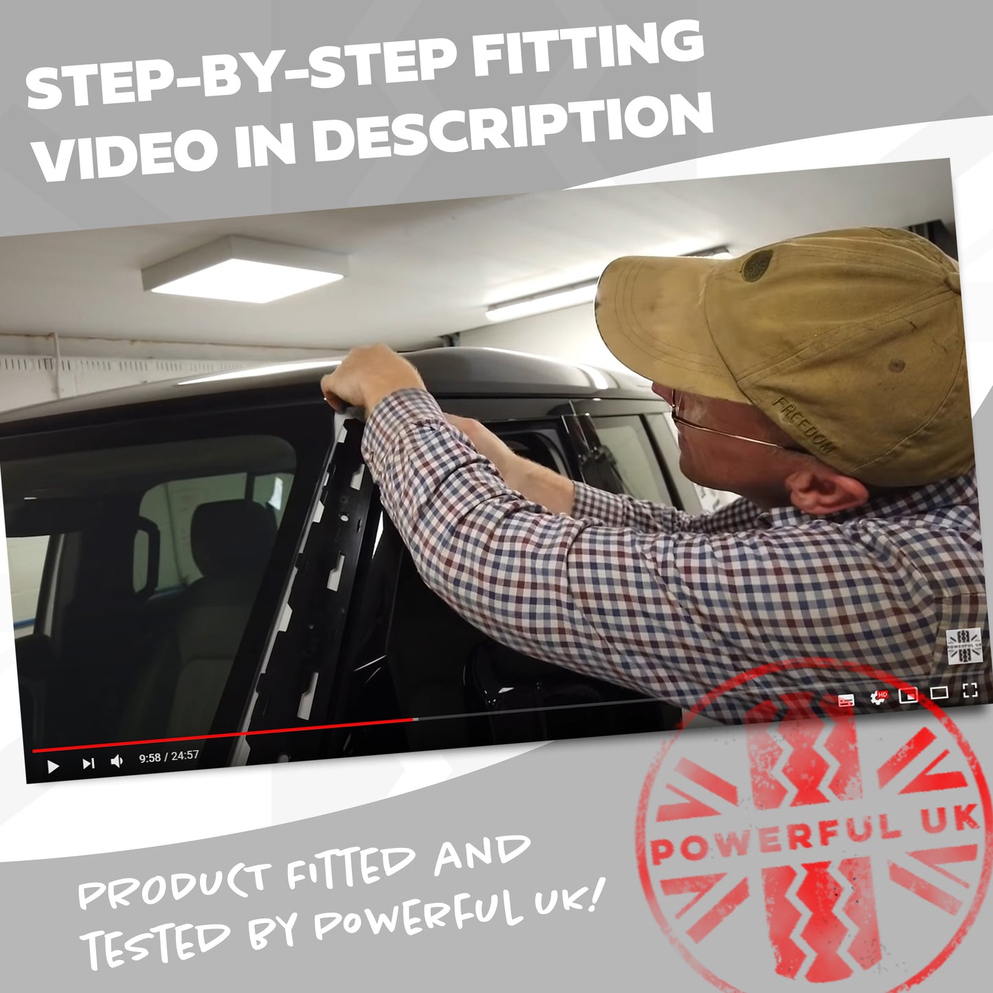 Raised Air Intake/Snorkel for Land Rover Defender L663 - Genuine