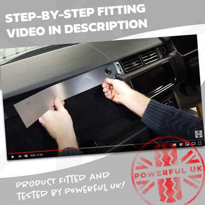 Dash Insert Upgrade Kit for Range Rover L405 (RHD) - Satin Black