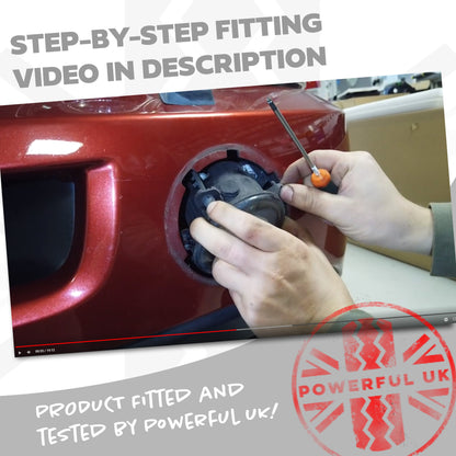 Full "2in1" LED Fog Lamp & DRL Kit with wiring for Range Rover Sport 2005-09